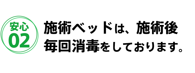 安城市安祥接骨院では施術後とに消毒などを実施しております